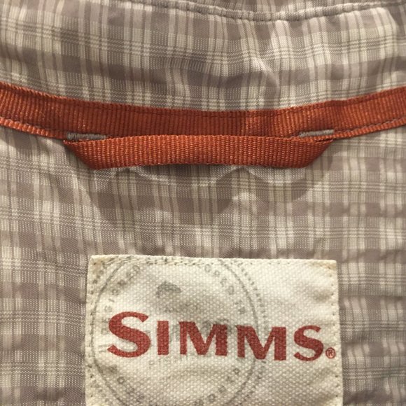 Simms Short Sleeve Button Up Long Tail NEW - Picture 5 of 16